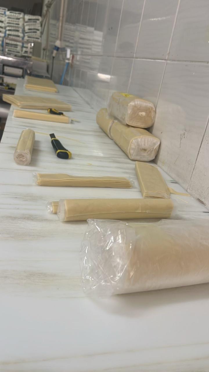 Preparo e embalagem na fábrica